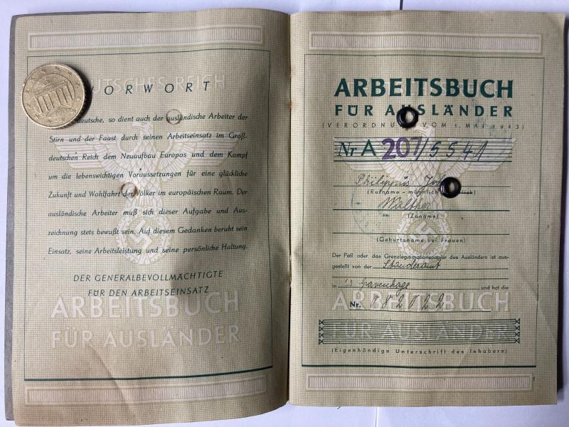 Kurland Docs Arbeitsbuch F R Ausl Nder Netherlands Fieseler