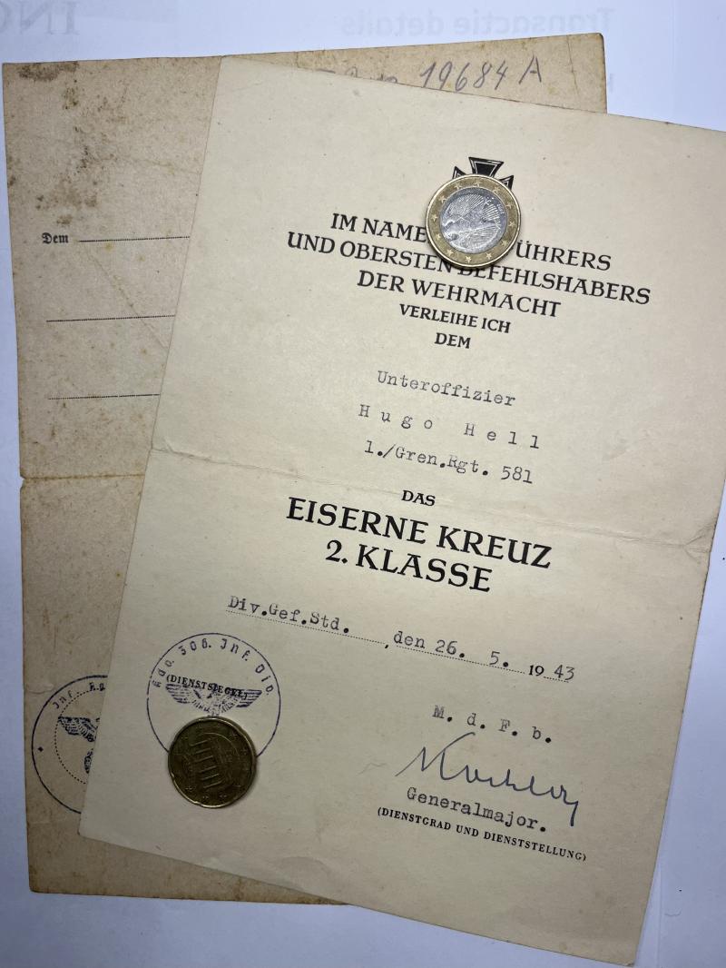 Citation set - WH (Heer) - 306.Inf.Div. - Hell