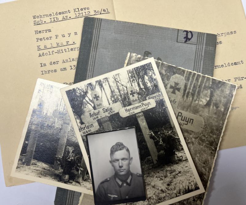 Wehrpass - WH (Heer) - 126.Inf.Div. - Puyn