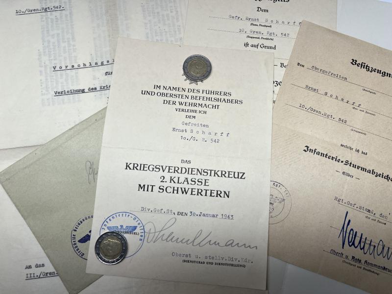 Citation grouping - WH (Heer) - 387.Inf.Div. - Scharff