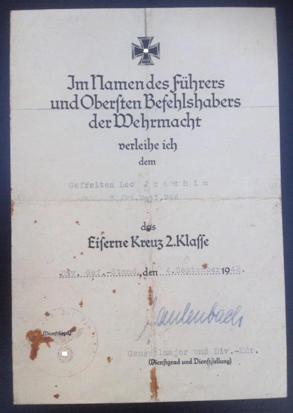 Single document: E.K.II Kl. - Joachim