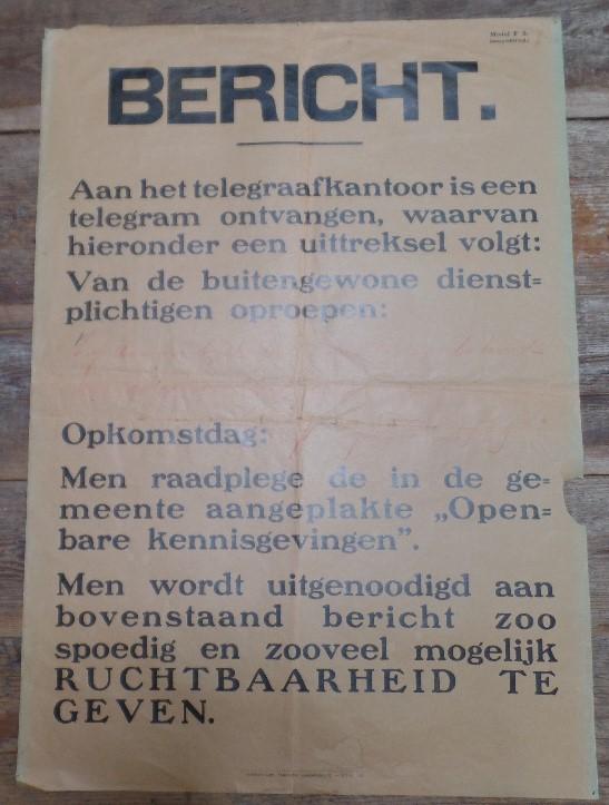 Mobilisation poster-Holland