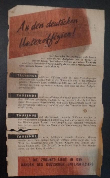 Propaganda leaflet 