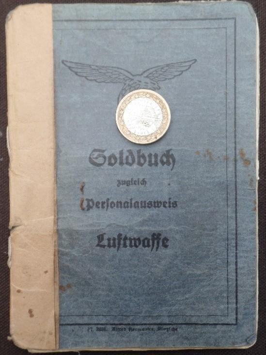 Soldbuch Luftwaffe Luft Nach.-Fl.H.Altenburg-Brendemühl