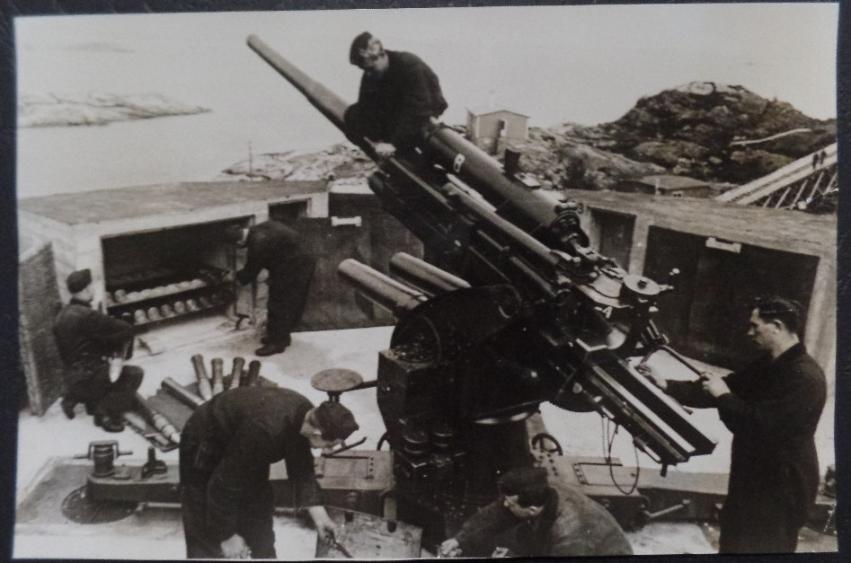 Atlantikwall artillery PK photo