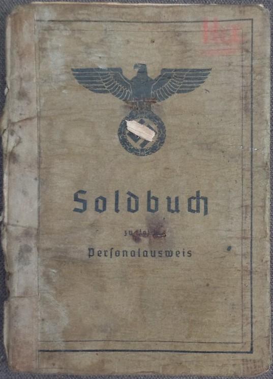 Soldbuch WH (Heer) 13-10 Feld.Div.(L) -389.Inf.Div.- Harms