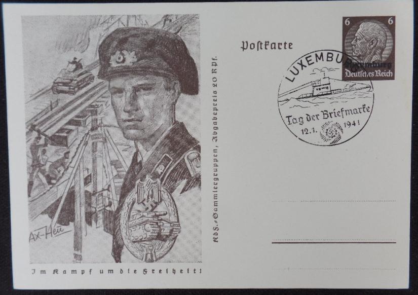 Panzer postcard.