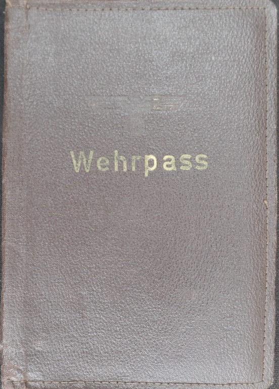 Wehrpass protective holder.