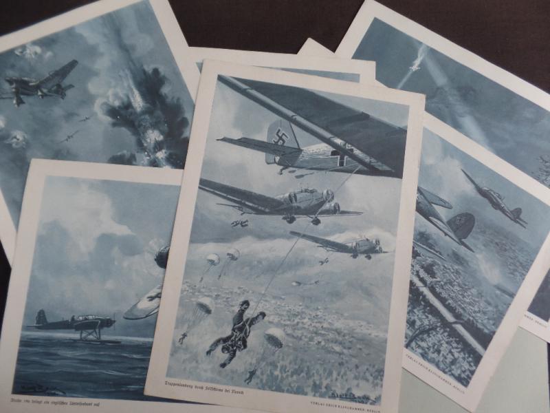 Period cover with 17 images - Luftwaffe -  Erich Klinghammer