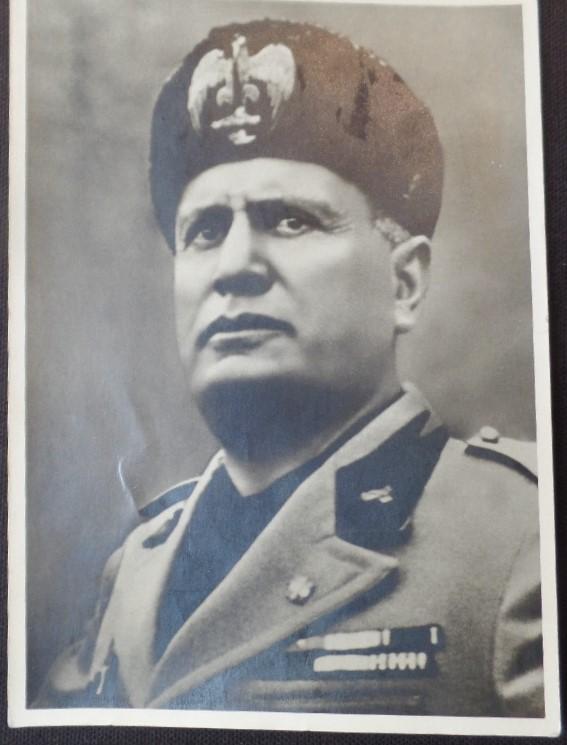 Official photo Benito Mussolini