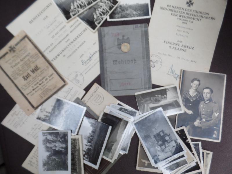 Wehrpass/documents/photo grouping - 131.Inf.Div.- Wolf