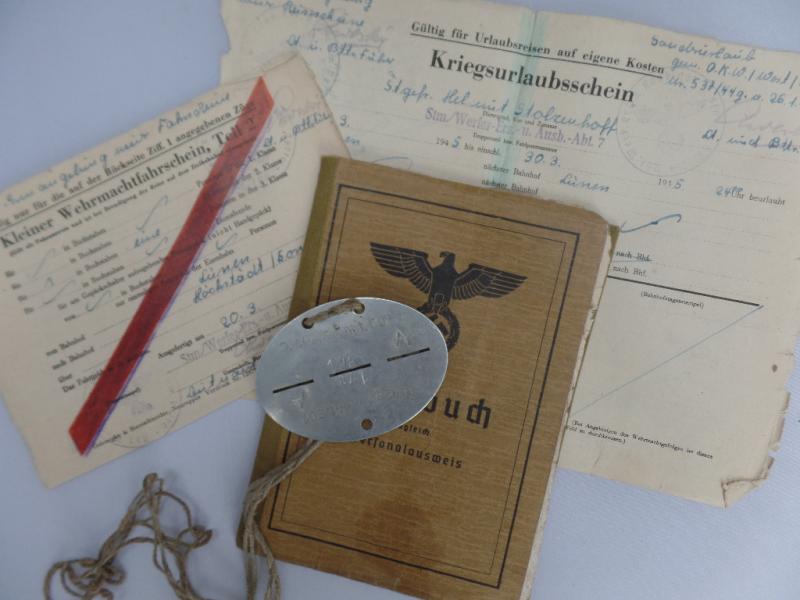 Soldbuch /dogtag WH (Heer) - 