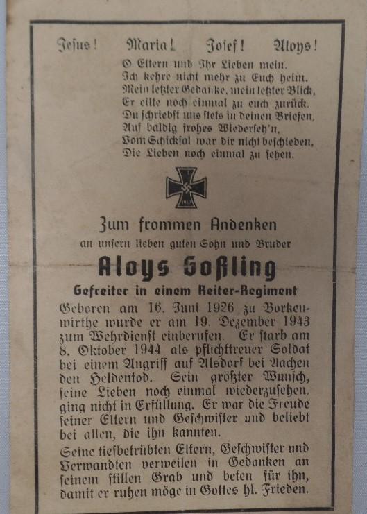 Deathcard - Ahlsdorf / Aachen - Goßling