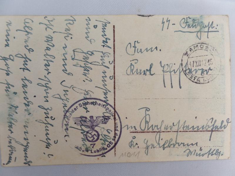 SS -'Feldpost' - postcard - 