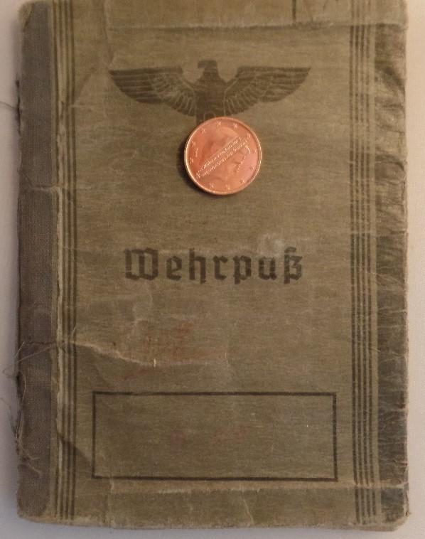 Wehrpaß - WH (Heer) - 122.Inf.Div.- Walkhoff