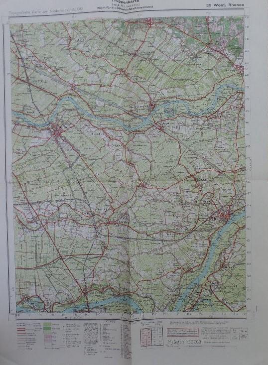 SS-Polizei Rgt.3 - map - Rhenen / Netherlands