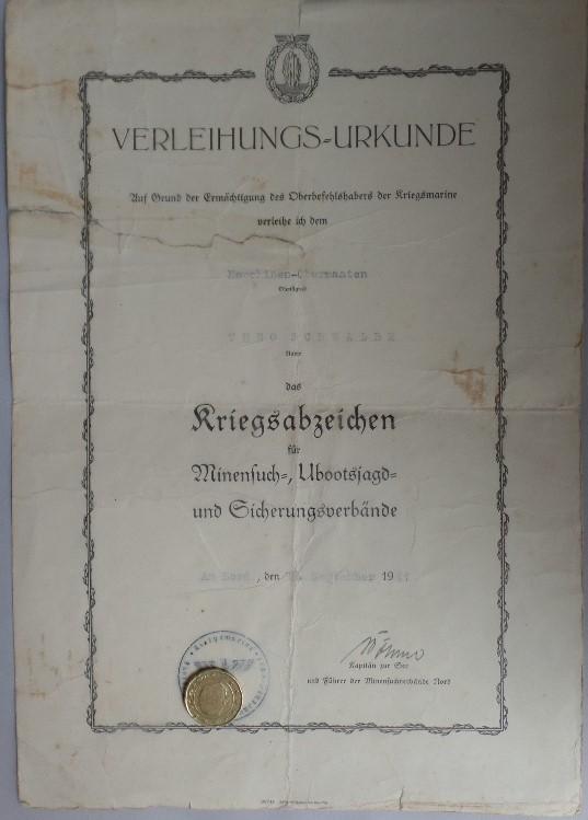 Citation - KM - Minensuchverband Nord - Schwalbe