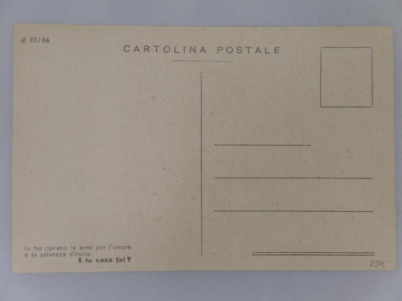 Kurland Docs Postcard "E tu..cosa fai?" R.S.I.(Republica Sociale
