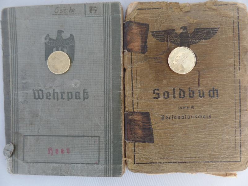 Wehrpaß/Soldbuch - WH (Heer) - 