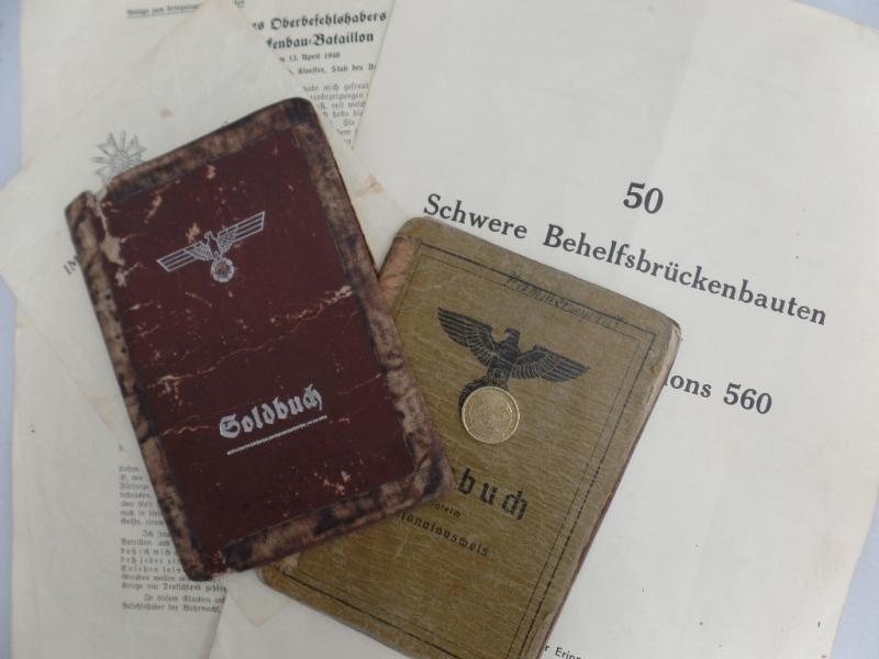 Soldbuch /citation WH (Heer) - 14.Armee - Italy - Kammerschmitt