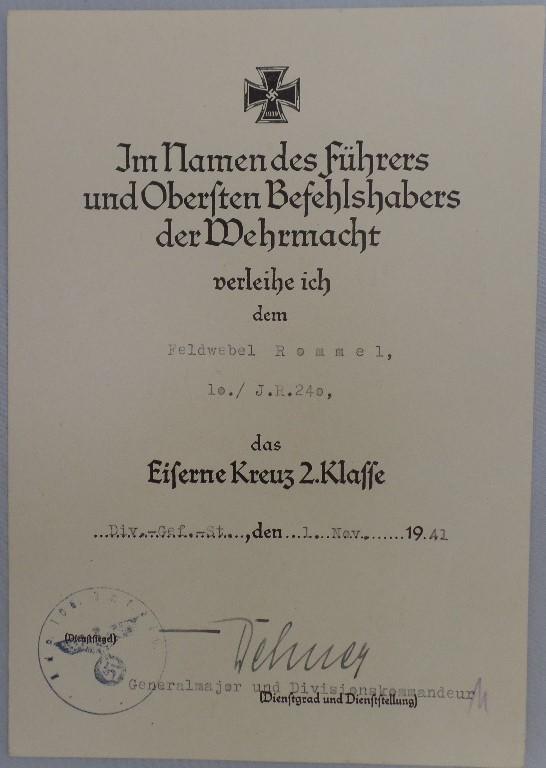 Citation -  WH (Heer) -106.Inf.Div. - Rommel