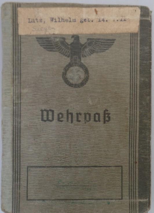 Wehrpass - WH (Heer) - 245.Inf.Div./21.Pz.Div. - Lütz