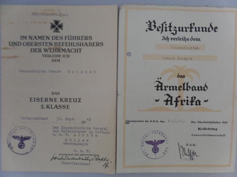 Soldbuch /citations - Luftwaffe -