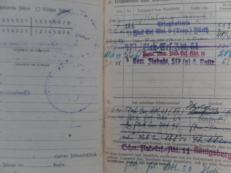 Soldbuch /citations - Luftwaffe -