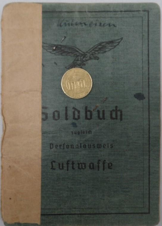 Soldbuch  Luftwaffe - schw.Flak-Abt.246  -  Kühneisen