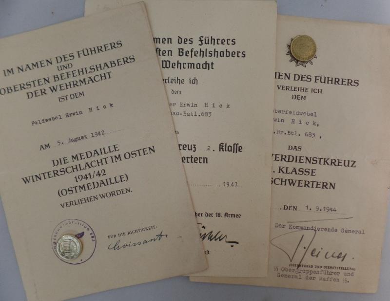 Citation grouping -  WH (Heer) -Pi.Br.Btl.683 / III.(germ.)SS-Pz.Korps - Hick
