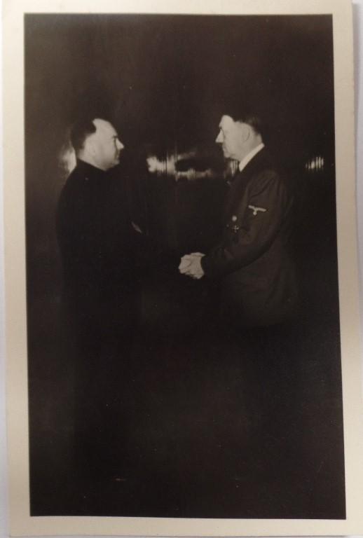 Photocard - A.Hitler / A.Mussert