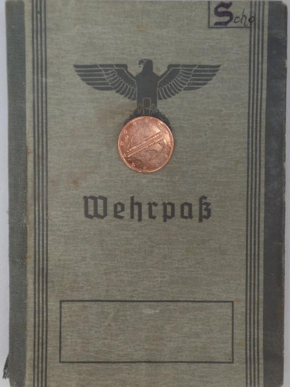 Wehrpass -  WH (Heer) - 263.Inf.Div. - Schoss