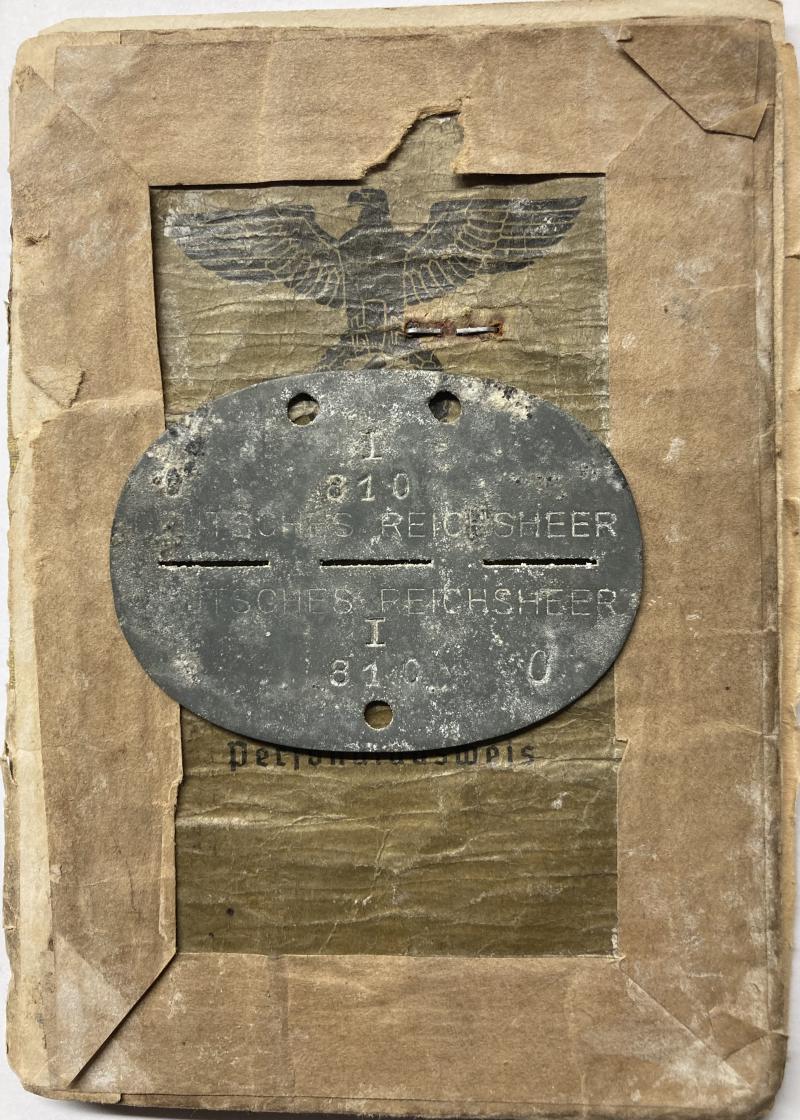 Soldbuch  WH (Heer) -  161.Inf.Div./ 332.Inf.Div. - Laakmichel?