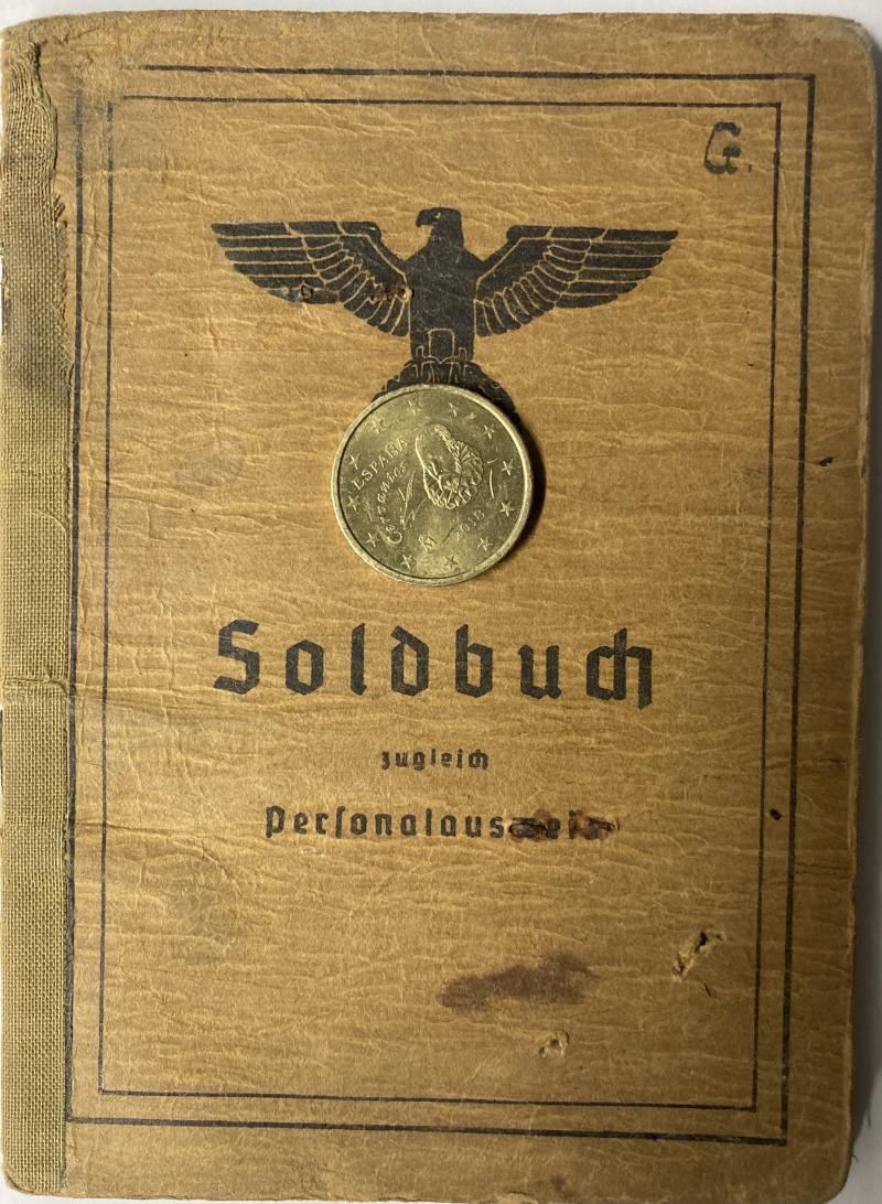 Soldbuch  WH (Heer) - 3.Geb.Div. / 10 Geb.Flak.E.u.A.Btl.(mot.) 700 - Gosak