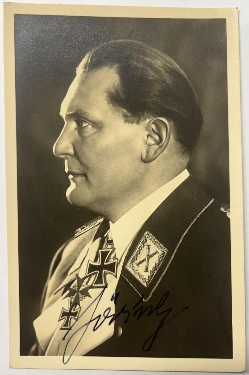 Hoffmann postcard - signature - Göring