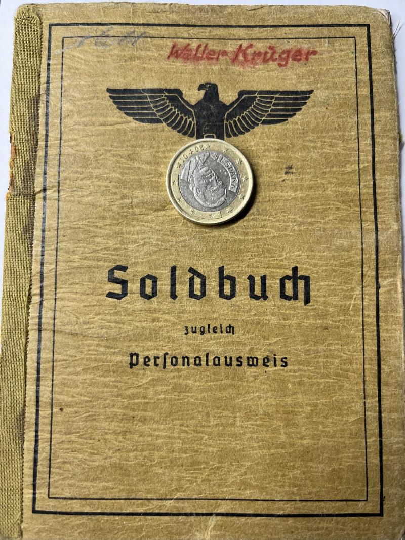 Soldbuch  WH (Heer) - 25.Inf.Div. - Krüger