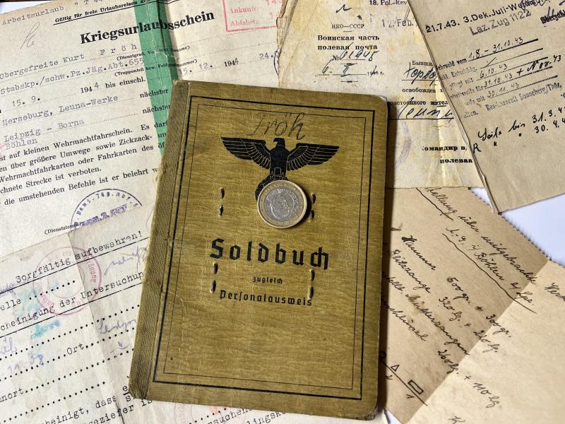 Soldbuch - WH (Heer) - schw.Pz.Jäg.Abt.655 (