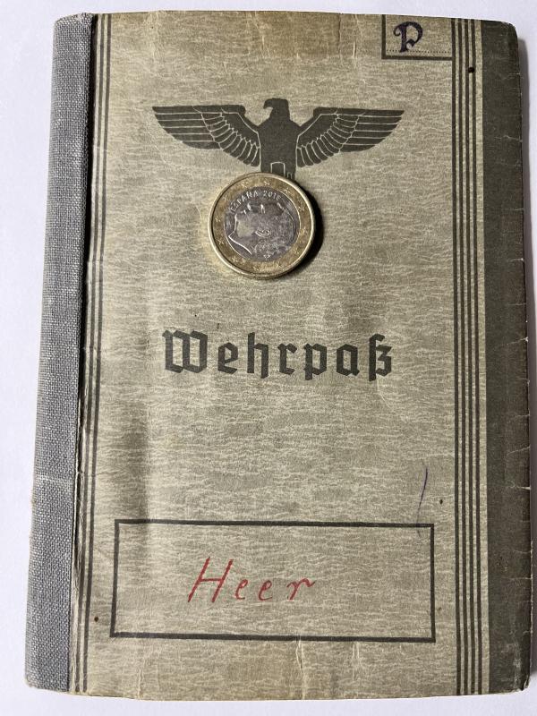 Wehrpaß - WH (Heer) - Schw.Werfer Rgt.1 - Pössel