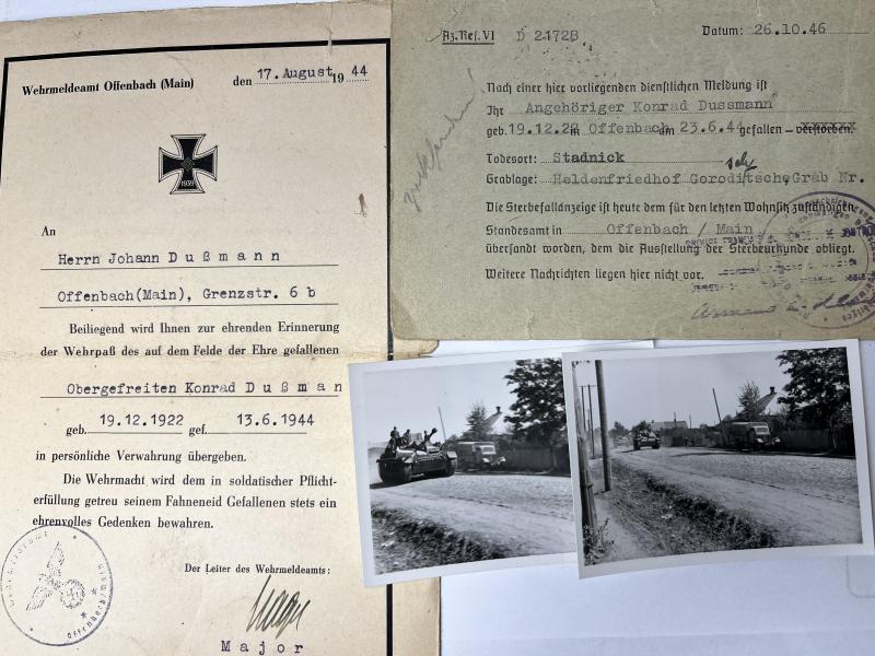 Wehrpass - WH (Heer) - Stug.Brigade 184 - Dussmann