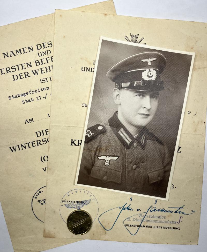 Citation set - WH (Heer) -  45.Inf.Div. - Föttinger