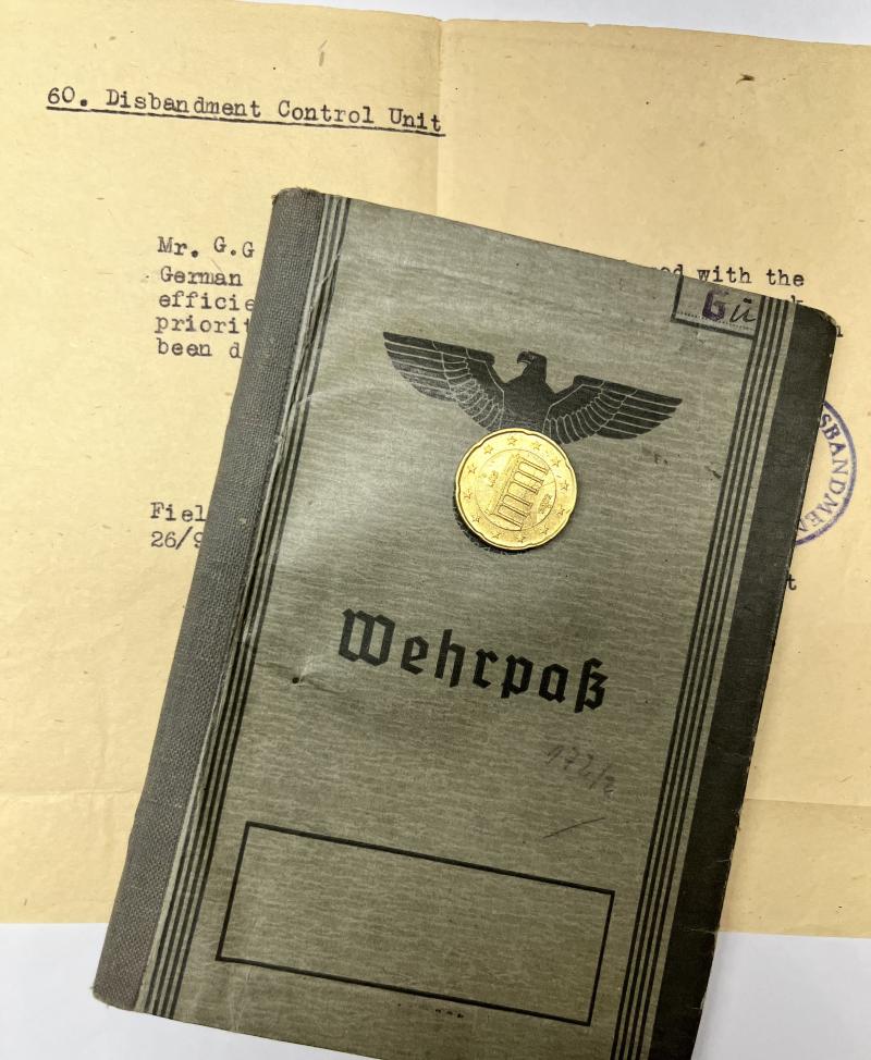 Wehrpass -  WH (Heer) -  68.Inf.Div. - Güsloff