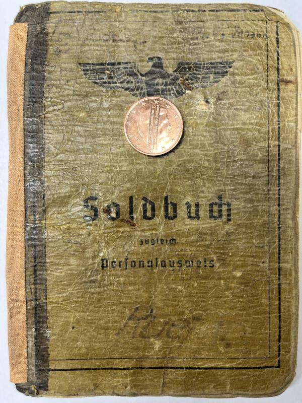 Soldbuch - WH (Heer) -  Kriegslazarett 1/509 - Oslo  - Ruef