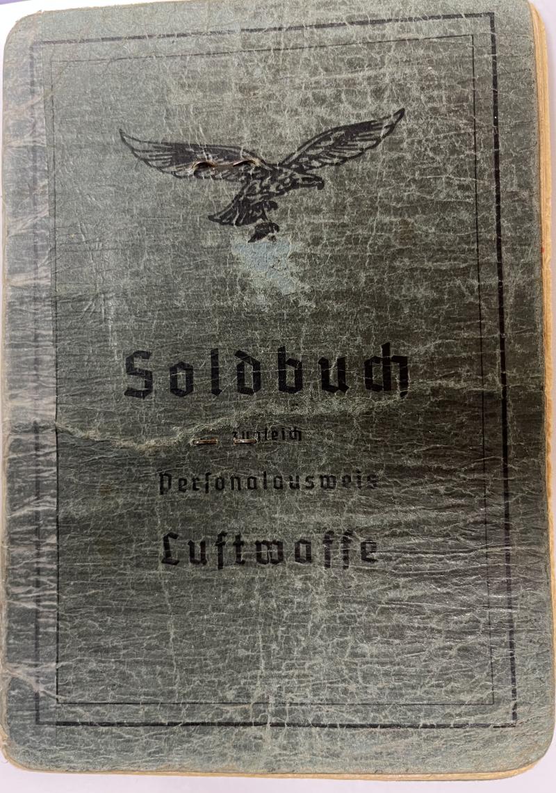 Soldbuch - Luftwaffe / Heer Flak - Krone