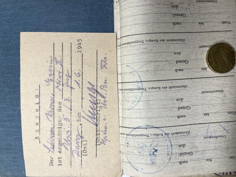 Soldbuch - Luftwaffe / Heer Flak - Krone