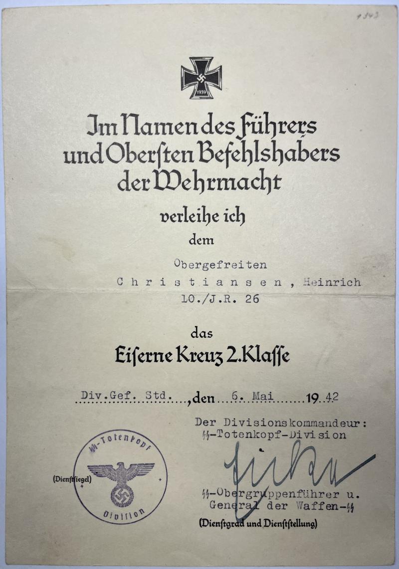 Citation WH (Heer) - 30.Inf.Div. / SS