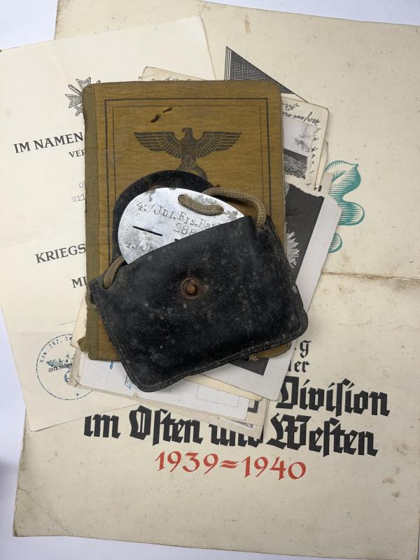 Soldbuch grouping -  WH (Heer) - 252.Inf.Div. - Tirre