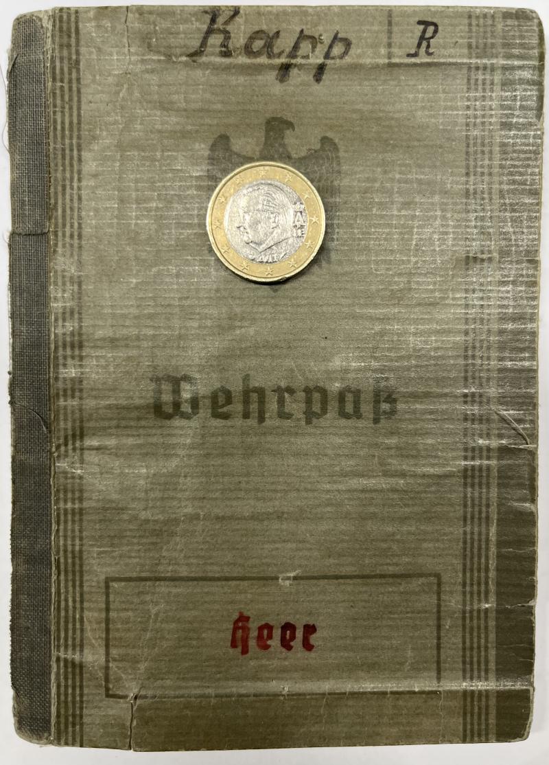 Wehrpass -  WH (Heer) -  86.Inf.Div. - Rapp