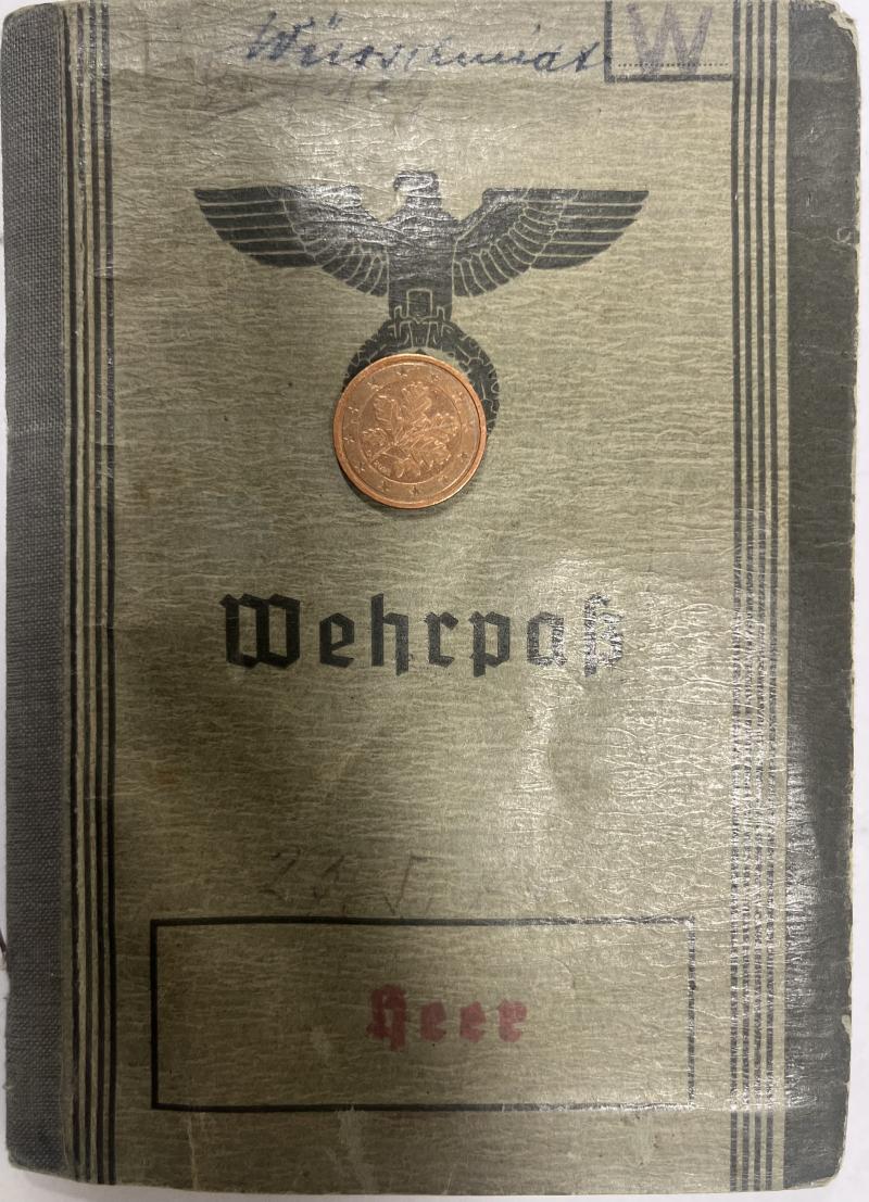 Wehrpass -  WH (Heer) -  320.Inf.Div. - Würschmidt