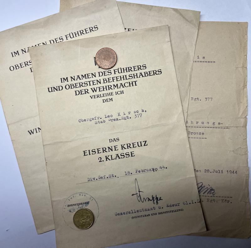 Citation grouping -  WH (Heer) - 61.Inf.Div. - Kirsch