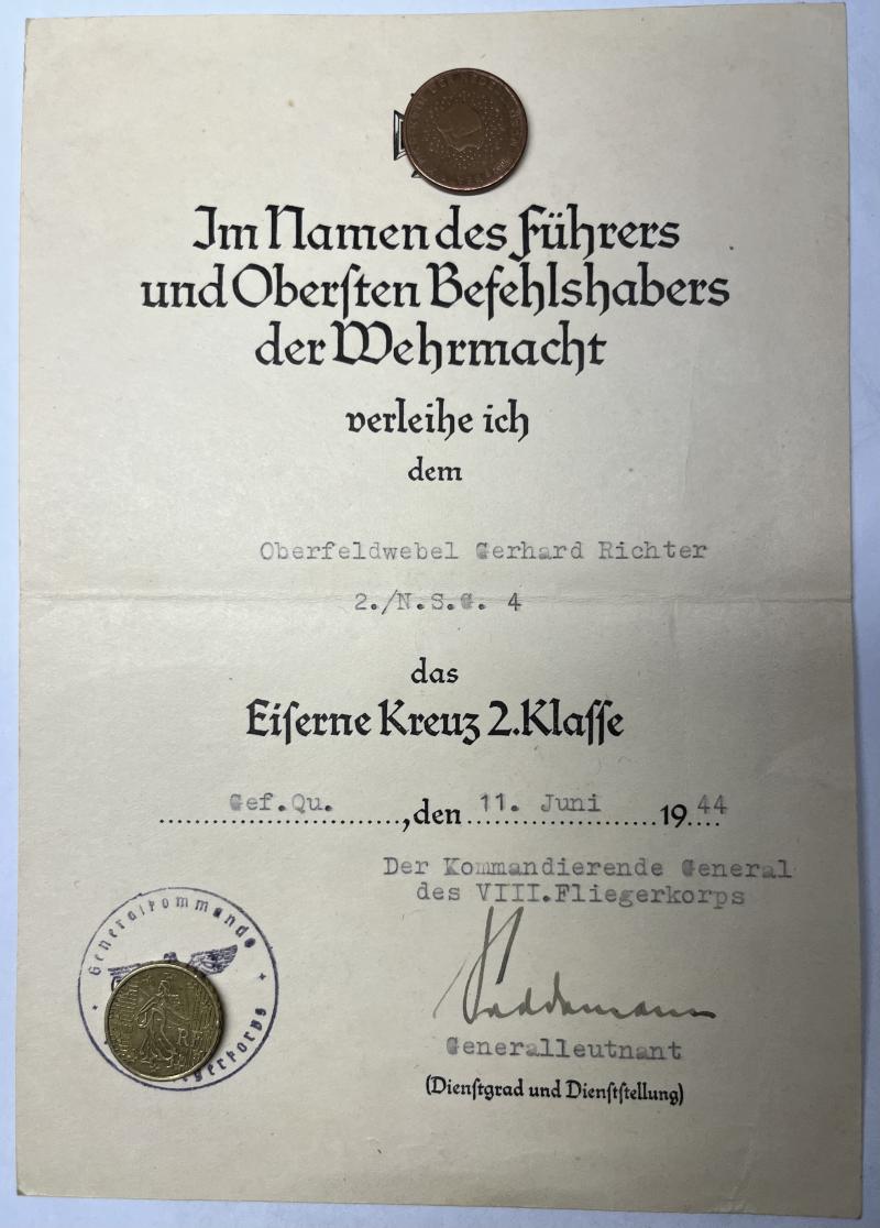 Citation - Luftwaffe -  N.S.G.4 - Richter